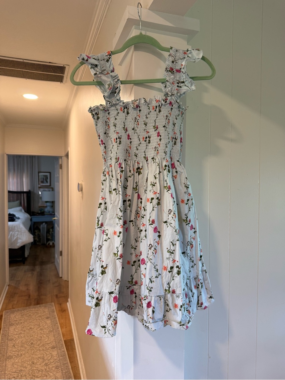 Hill House Home Pond Floral Elizabeth Nap Dress - Small